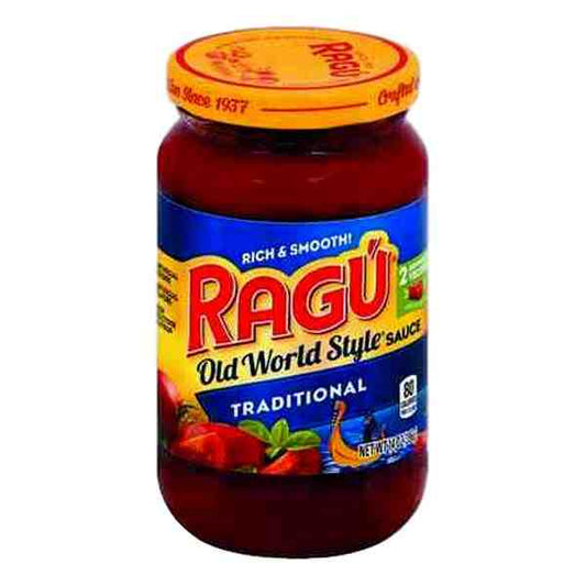 RAGU PASTA SAUCE TRADITIONAL 14oz