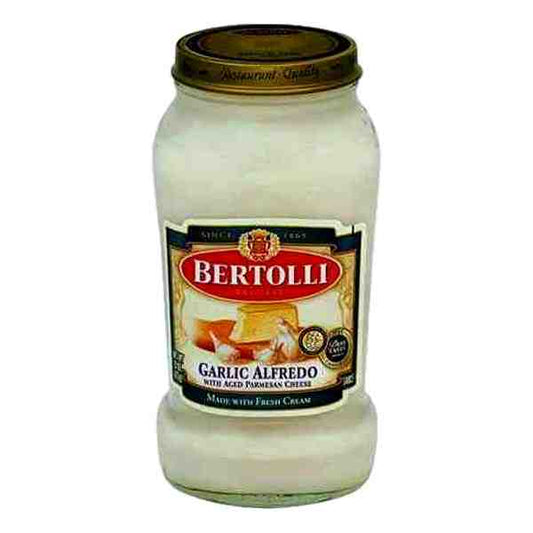 BERTOLLI GARLIC ALFREDO SAUCE 15 OZ