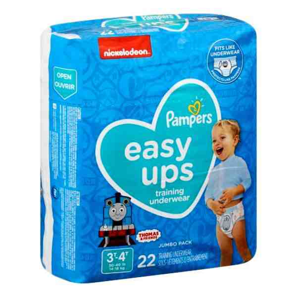 PAMPERS EASY UPS 3T-4T 22ct