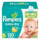 PAMPERS BABY DRY SIZE 1 120ct