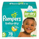 PAMPERS BABY DRY SIZE 5 78ct