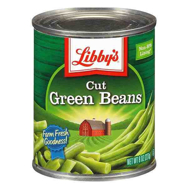 LIBBYS CUT GREEN BEANS CAN 8oz
