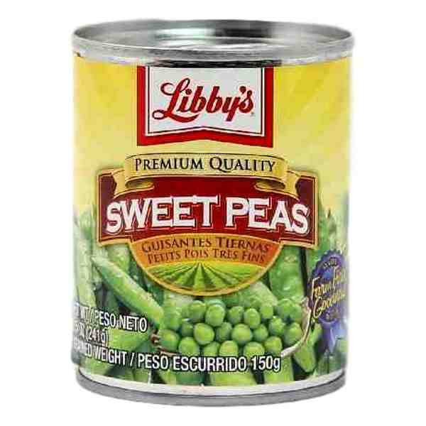 LIBBYS SWEET PEAS 8.5oz