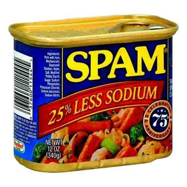 SPAM LESS SODIUM 12oz