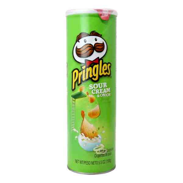 PRINGLES SOUR CREAM AND ONION 5.5oz