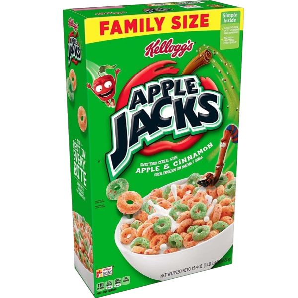 KELLOGGS APPLE JACK CEREAL 23OZ