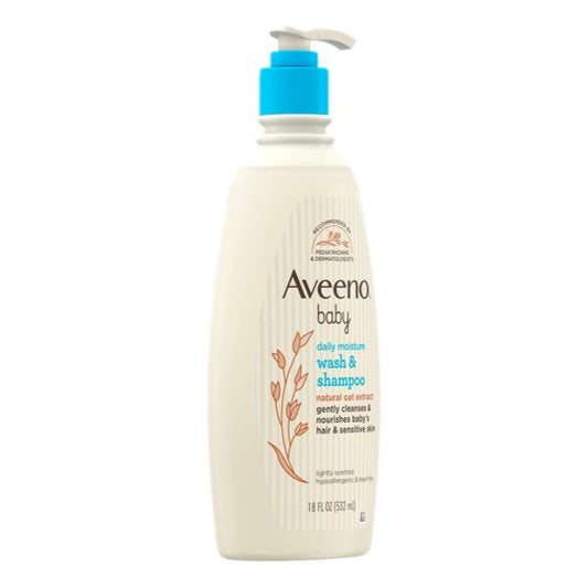 AVEENO BABY WASH AND SHAMPOO  18oz