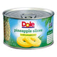 DOLE PINEAPPLE SLICED IN 100% JUICE 8oz