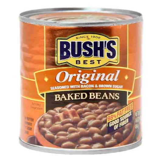 BUSHS BAKED BEANS ORIGINAL CAN 12/16oz