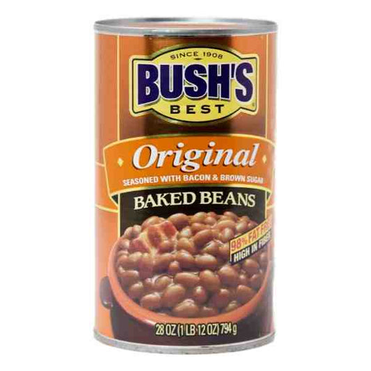 BUSHS BAKED BEANS ORIGINAL CAN 12/28oz