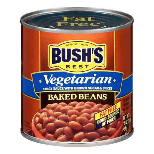 BUSHS BAKED BEANS VEGETARIAN CAN 16oz
