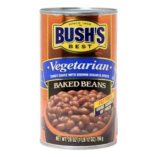 BUSHS BAKED BEANS VEGETARIAN CAN 28oz