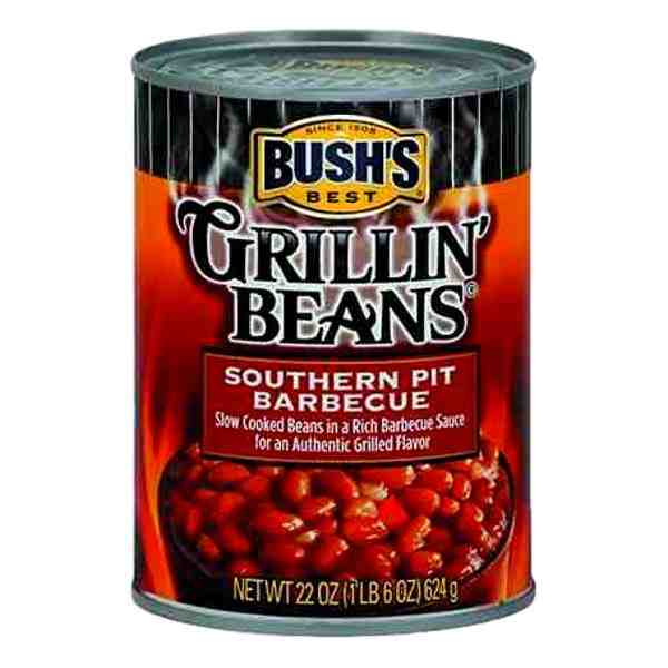 BUSHS GRILLING BEANS SOUTHERN PIT BBQ CAN 22oz