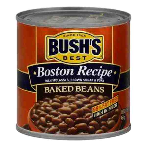 BUSHS BAKED BEANS BOSTON RECIPE CAN 16oz
