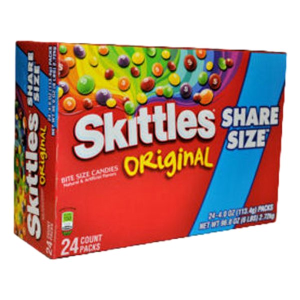 SKITTLES ORIGINAL FRUIT SHARING BAG 4oz