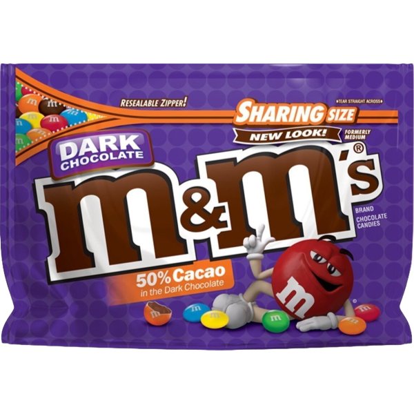 M&M'S DARK CHOC  POUCH 9.4 OZ