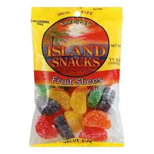 ISLAND SNACKS FRUIT SLICES 11oz