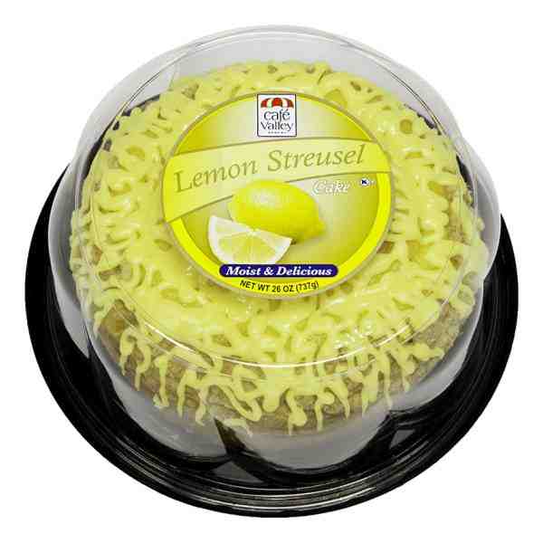 CAFE VALLEY LEMON STREUSEL CAKE 26oz