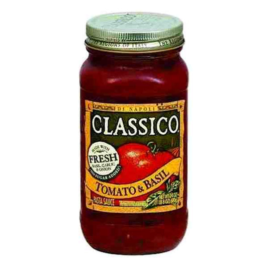 CLASSICO SAUCE SPAGHETTI TOMATO BASIL 24oz