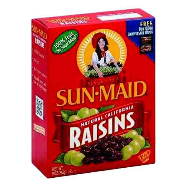 SUNMAID RAISINS SEEDLESS 9oz