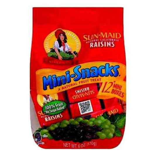 SUNMAID MINI-SNACKS RAISIN 6OZ
