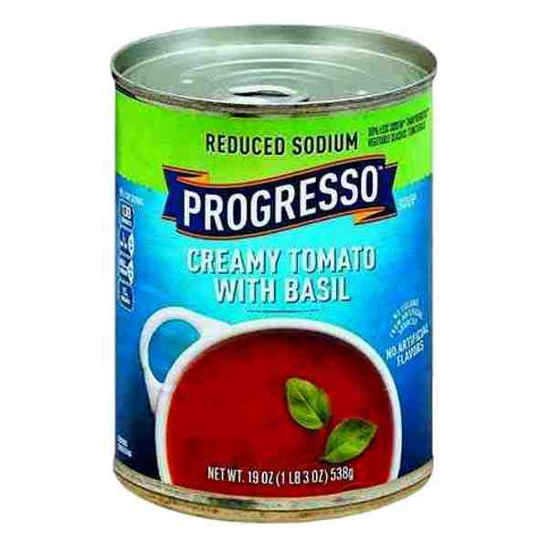 PROGRESSO CREAMY TOMATO BASIL 19OZ