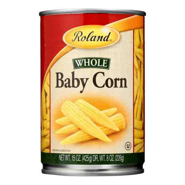 ROLAND WHOLE BABY CORN 15oz