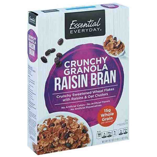 EE CRUNCHY GRANOLA RAISIN BRAN CEREAL 18.2oz