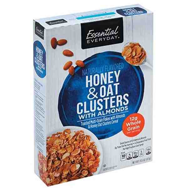 EE HONEY & OAT CLUSTERS W/ALMOND CEREAL 14.5oz