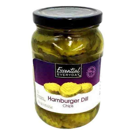 EE HAMBURGER DILL CHIPS 16oz