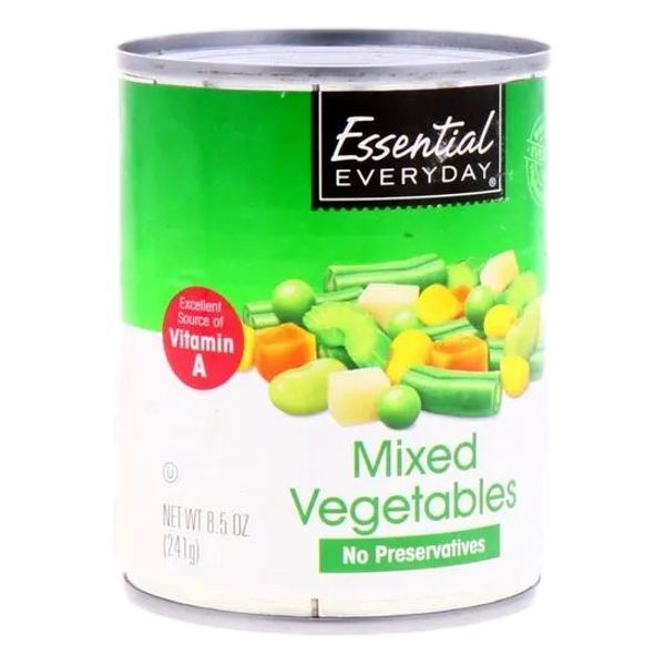 EE MIXED VEGETABLES 8.5 OZ