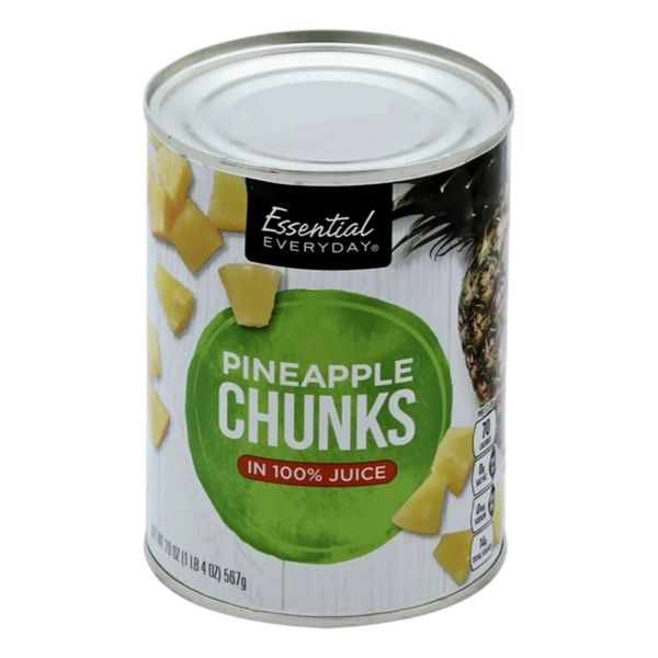 EE PINEAPPLE CHUNKS IN NATURAL JUICE 20oz