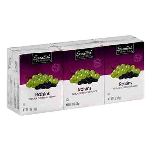 EE SNACK RAISINS 6 oz  6 pack