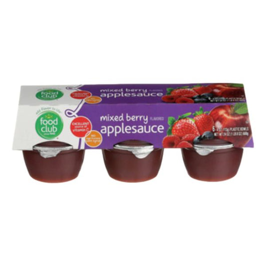 EE MIXED BERRY APPLE SAUCE 24 OZ