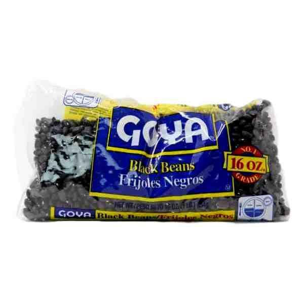 GOYA BLACK BEANS DRY BAG 16oz 1lb xxx CB xxx