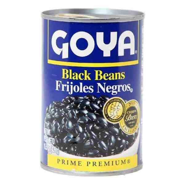 GOYA BLACK BEANS CAN 15.5oz