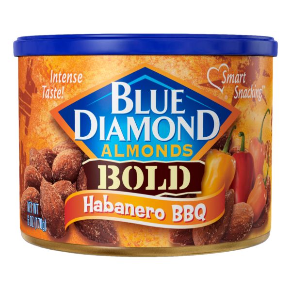 BLUE DIAMOND BOLD HABANERO BBQ 6 OZ