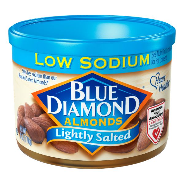 BLUE DIAMOND LITELY SALTED ALMONDS 6 OZ