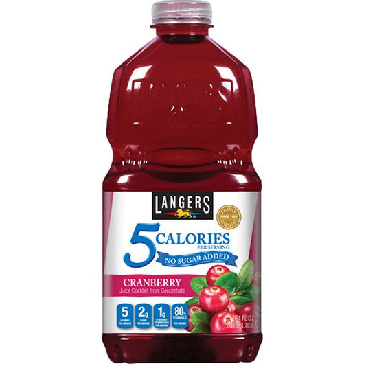 LANGERS	 5 CAL LITE CRANBERRY COCKTAIL 64 OZ