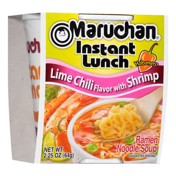 MARUCHAN CUP NOODLES LIME CHILI SHRIMP 2.25oz