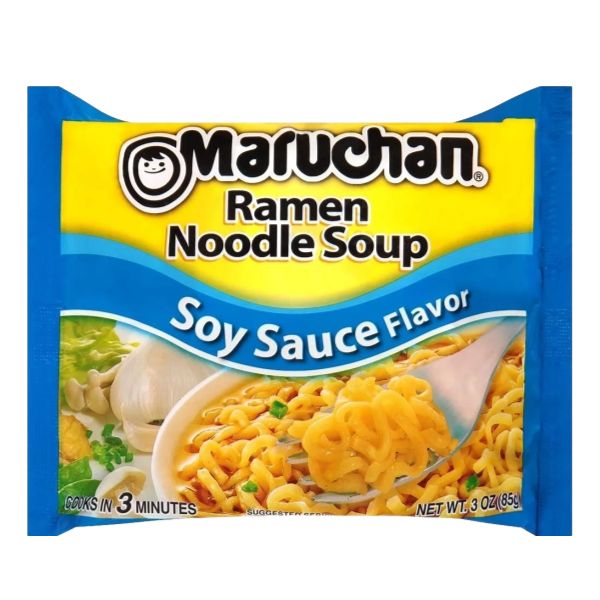MARUCHAN SOY SAUCE RAMEN NOODLES 3 oz