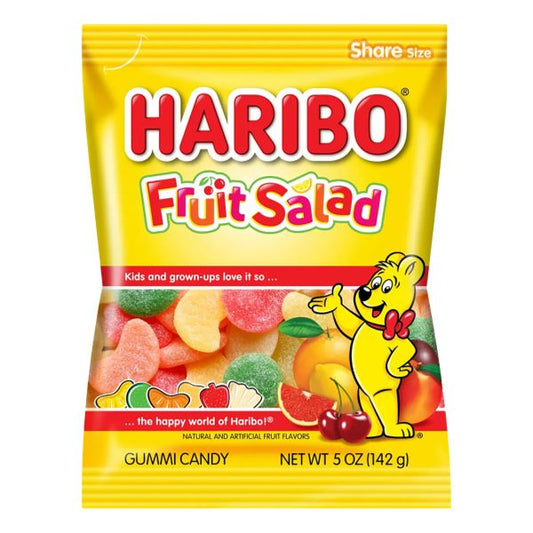 HARIBO FRUIT SALAD GUMMY CANDY 5oz