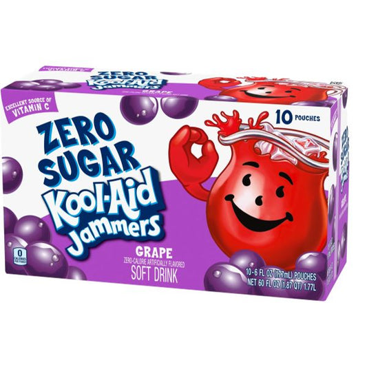KOOL-AID JAMMERS GRAPE 0% 10CT