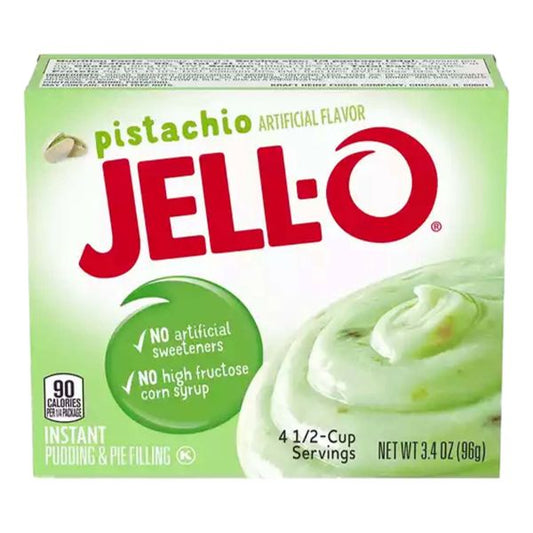 JELLO PUDDING PISTACHIO 3.4 OZ