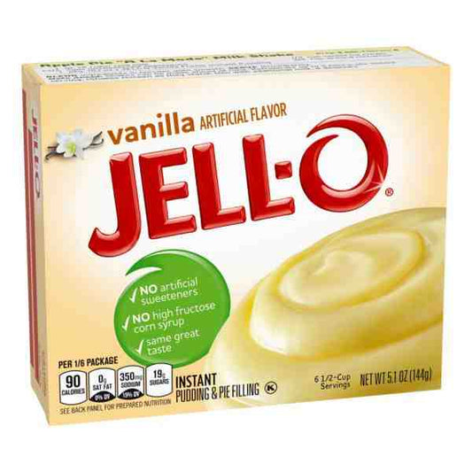 JELLO VANILLA PUDDING 5.1oz