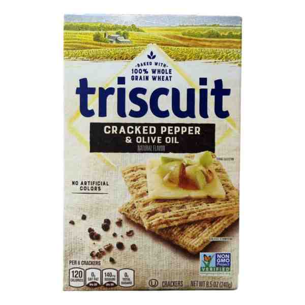 NABISCO TRISCUIT CRACKED PEPPER & OLIVE OIL 8.5oz
