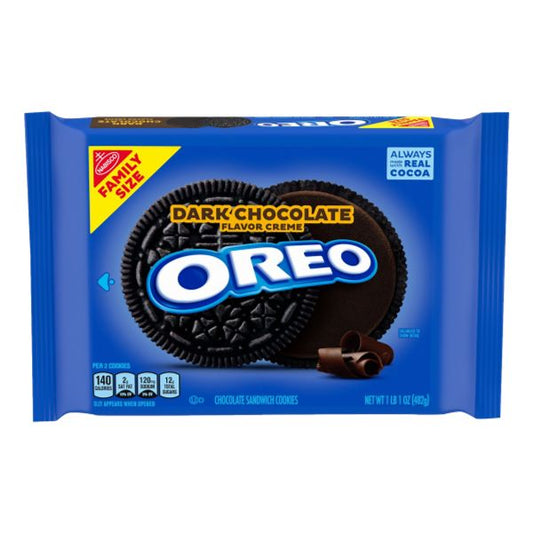 NABISCO OREO DARK CHOCOLATE 12.2oz