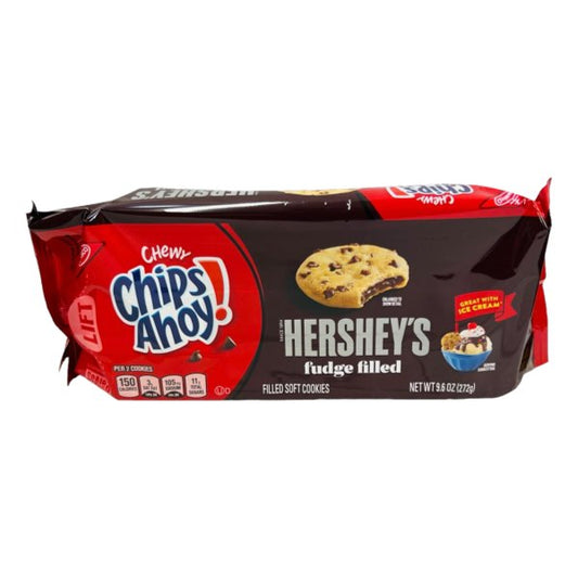 CHIPS AHOY COOKIE CHEWY FUDGE FILLED 9.6oz
