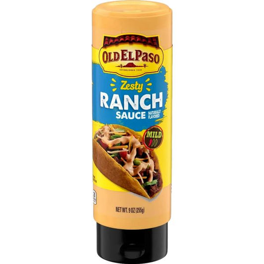 OLD EL PASO ZESTY RANCH SAUCE MILD 9OZ