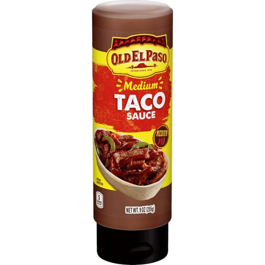 OLD EL PASO MEDUIM TACO SAUCE MEDIUM 9 OZ
